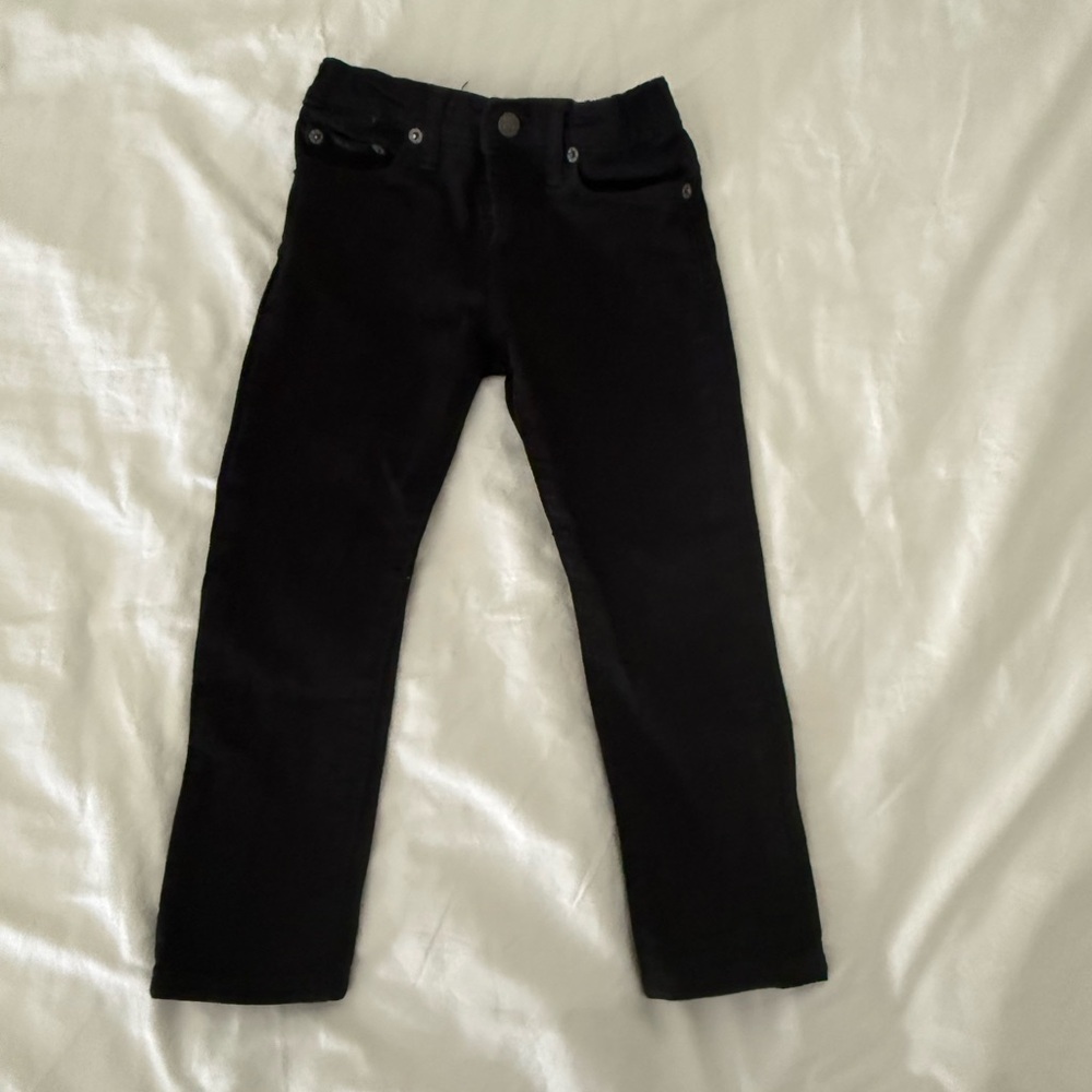 Polo Kids Black Stretch Pants